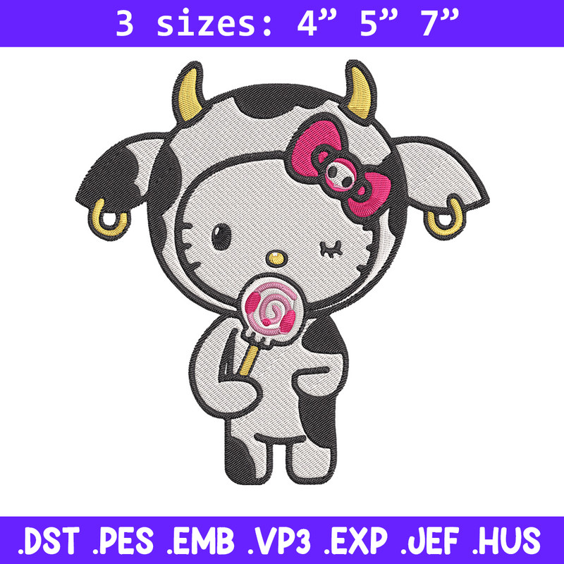 Hello kitty cow Embroidery Design, Hello kitty Embroidery, Embroidery File,Anime Embroidery,Anime shirt,Digital download.jpg