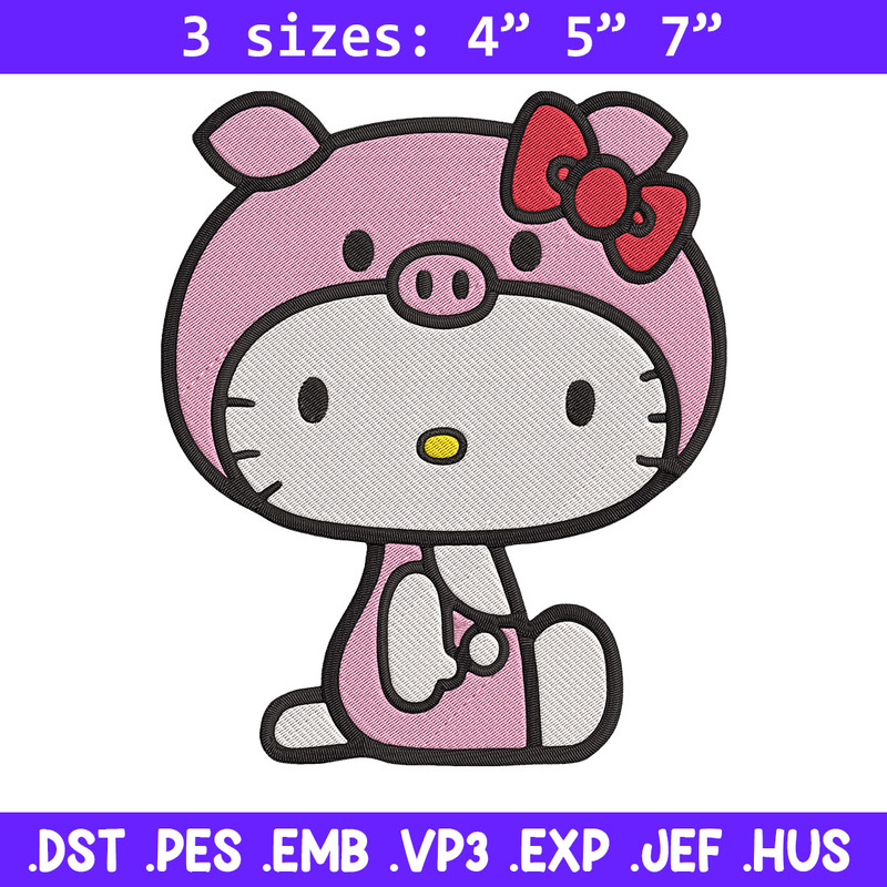 Hello Kitty Embroidery Design, Hello kitty Embroidery, Embroidery File, Anime Embroidery, Digital download.jpg
