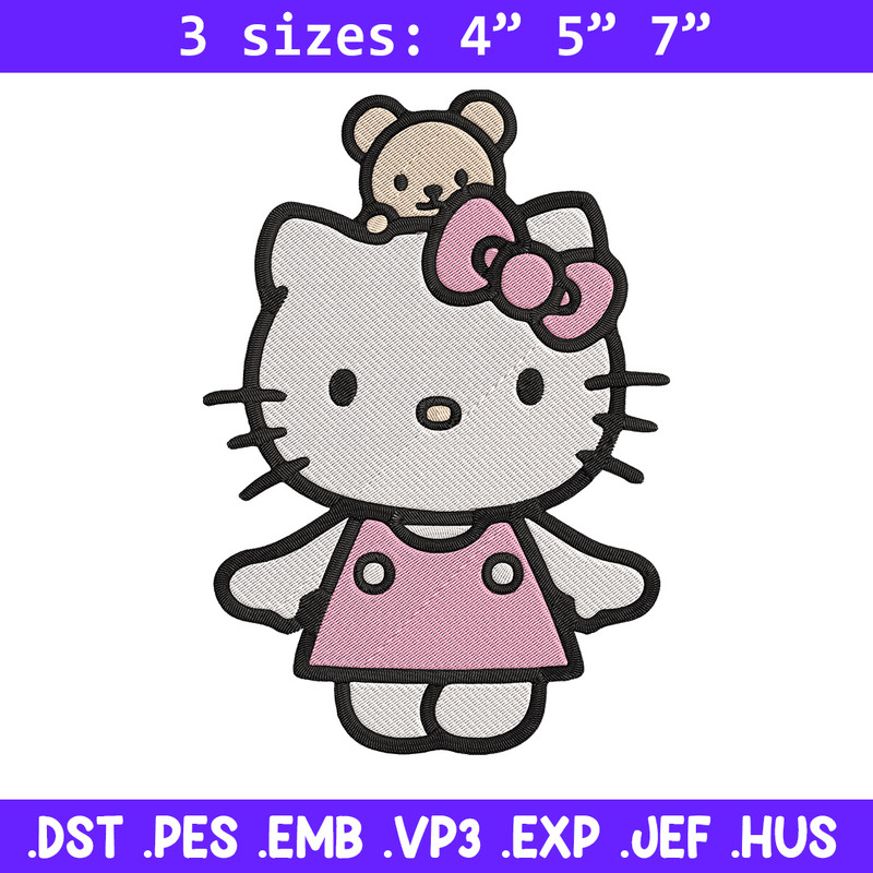 Hello kitty pink Embroidery Design, Hello kitty Embroidery, Embroidery File, Anime Embroidery, Digital download.jpg