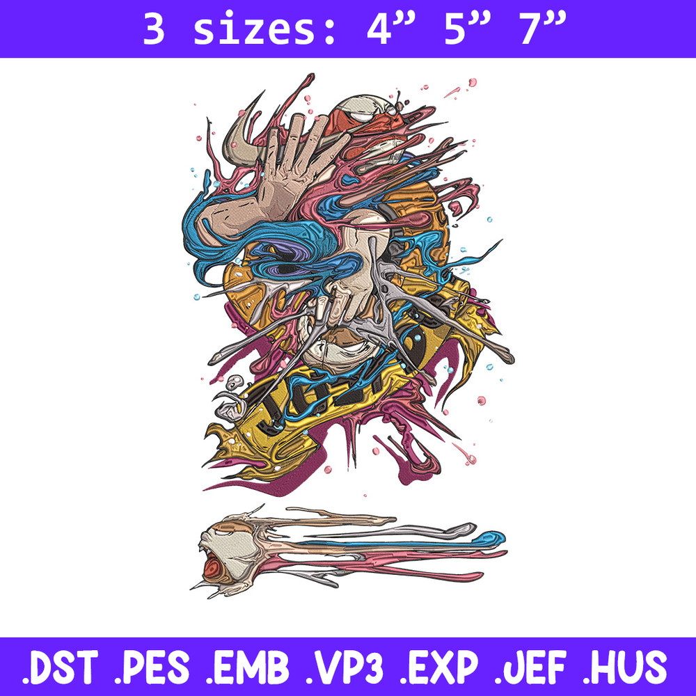 Just do it Embroidery Design, Just do it Embroidery, Embroidery File, Anime Embroidery, Anime shirt, Digital download.jpg