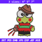 Keroppi Freddy Krueger Embroidery design, Horror Embroidery, horror design, Embroidery File, Digital download..jpg
