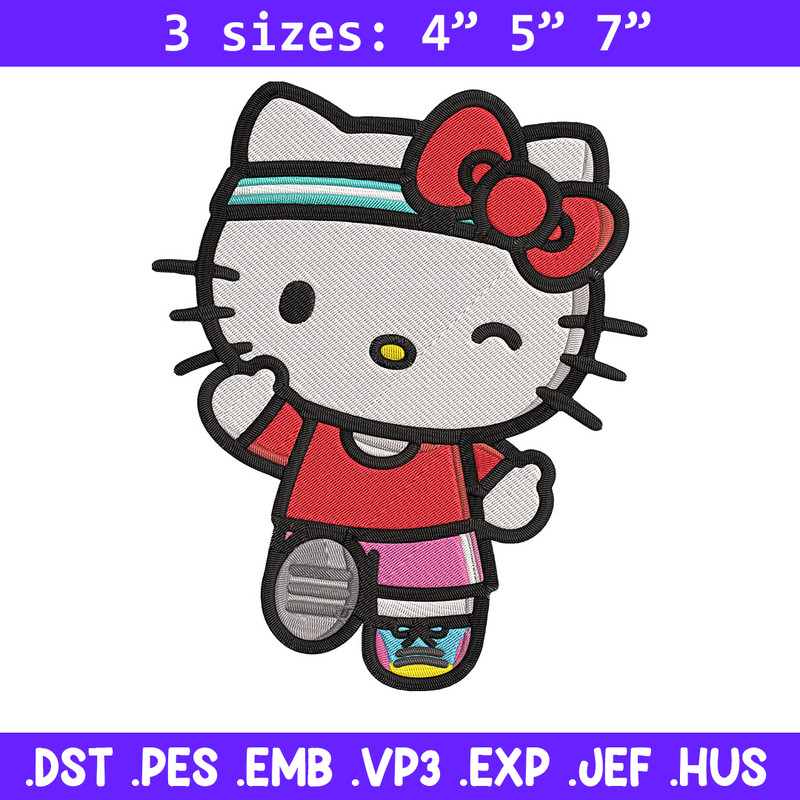 Kitty cute Embroidery Design, Hello kitty Embroidery, Embroidery File, Anime Embroidery, Anime shirt, Digital download.jpg
