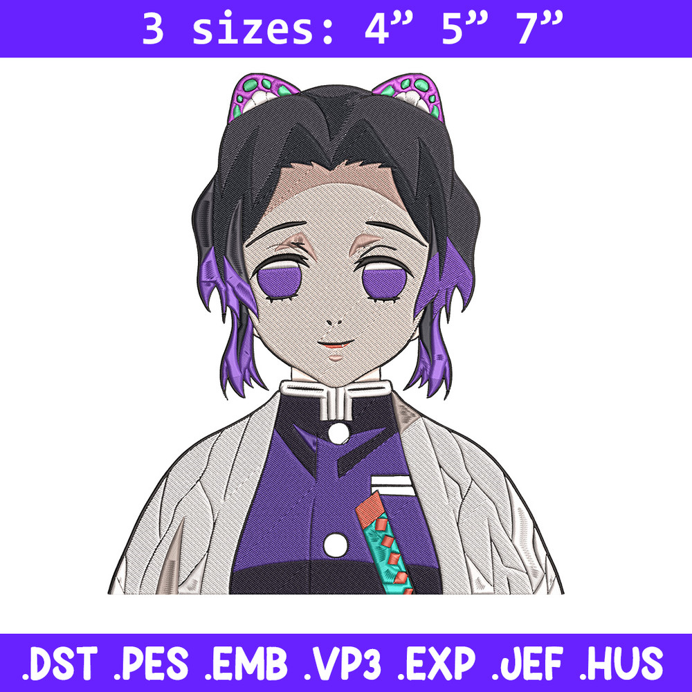 Kochou Shinobu Embroidery Design, Demon slayer Embroidery, Embroidery File,Anime Embroidery,Anime shirt,Digital download.jpg