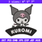 Kuromi logo Embroidery Design, Hello kitty Embroidery, Embroidery File, Anime Embroidery, Anime shirt, Digital download.jpg