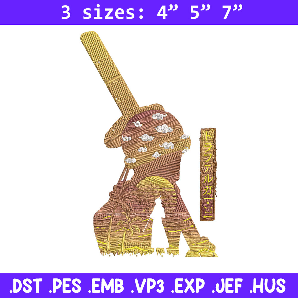 Law poster Embroidery Design, One piece Embroidery, Embroidery File, Anime Embroidery, Anime shirt, Digital download.jpg