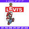 Levi's Mario Embroidery design, Levi's Mario Embroidery, cartoon design, Embroidery File, Levi's logo, Instant download.jpg