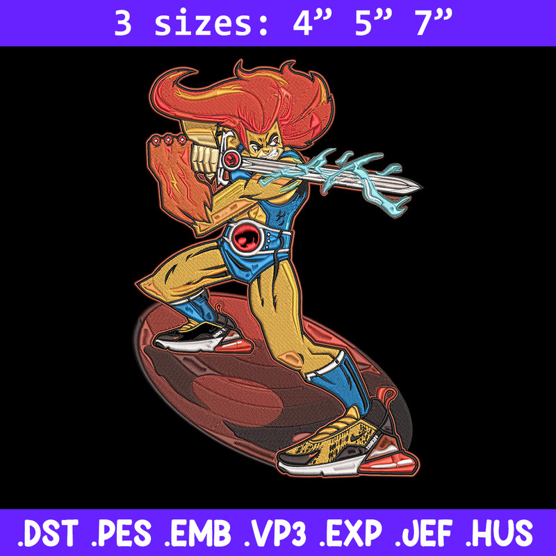Lion O Embroidery Design, ThunderCats Embroidery, Embroidery File, Anime Embroidery, Anime shirt, Digital download.jpg