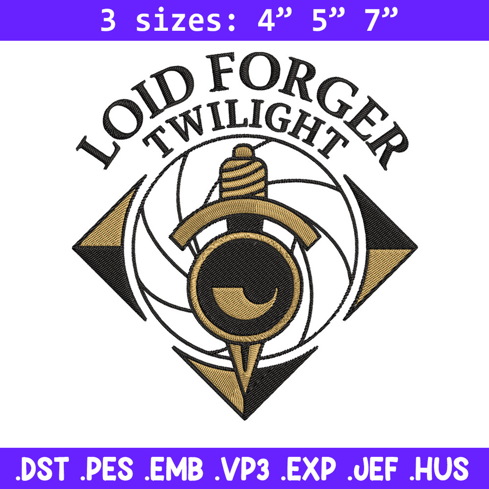 Loid forger Embroidery Design, Spy x family Embroidery, Embroidery File,Anime Embroidery, Anime shirt, Digital download.jpg