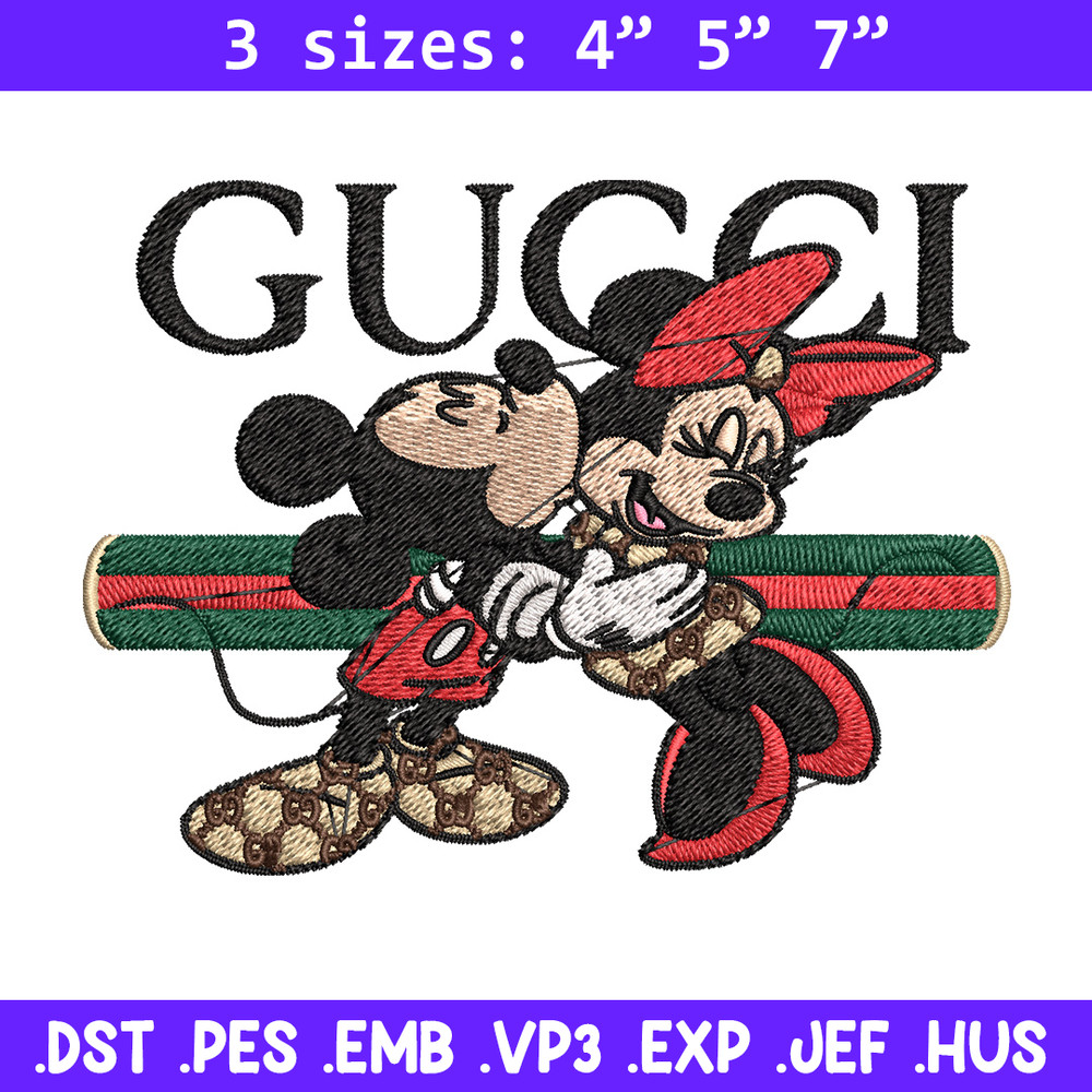 Mickey minnie Embroidery Design, Gucci Embroidery, Embroidery File, Logo shirt, Sport Embroidery, Digital download..jpg