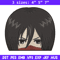 Mikasa Peeker Embroidery Design, Aot Embroidery, Embroidery File, Anime Embroidery, Anime shirt, Digital download.jpg