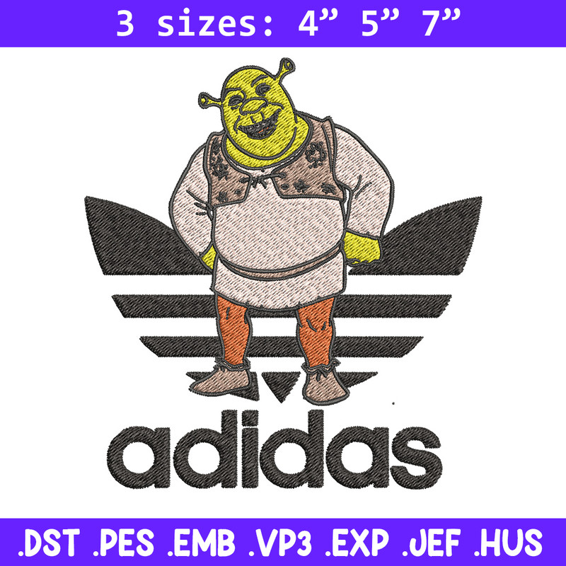 Monster adidas Embroidery Design, Adidas Embroidery, Embroidery File, Brand Embroidery, Logo shirt, Digital download.jpg