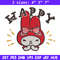 My Melody happy Embroidery Design, Hello kitty Embroidery, Embroidery File, Anime Embroidery, Digital download.jpg