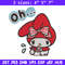 My Melody sad Embroidery Design, Hello kitty Embroidery, Embroidery File, Anime Embroidery, Digital download.jpg