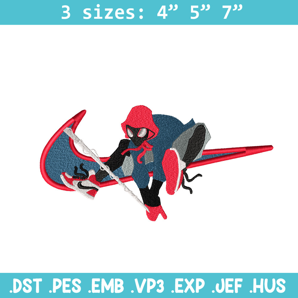 Black Spider Swoosh embroidery design, Black Spider embroidery, Nike design, Logo shirt, movie shirt, digital download.jpg