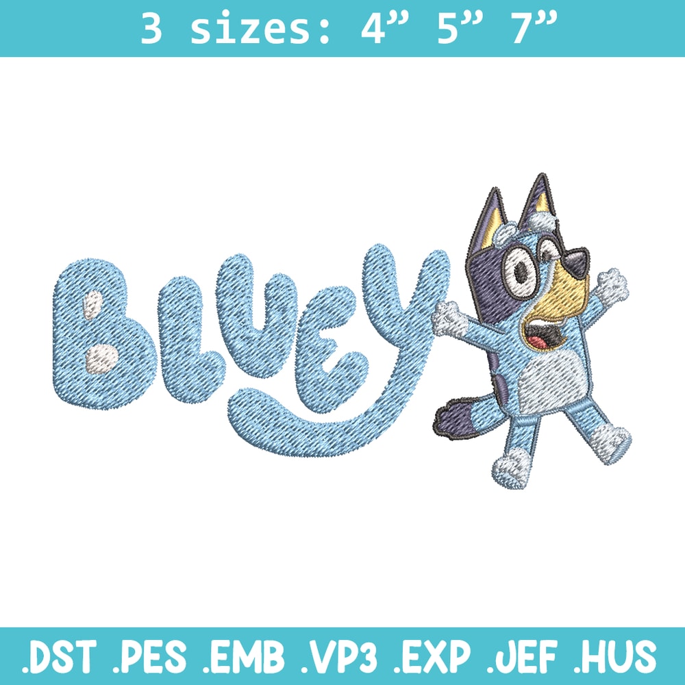 Bluey cartoon Embroidery, Bluey Cartoon Embroidery, cartoon Embroidery, Embroidery File, cartoon shirt, digital download.jpg