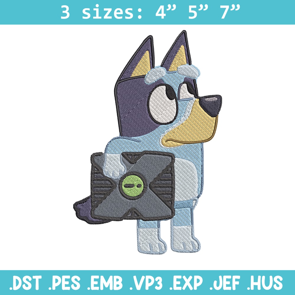 Bluey cartoon Embroidery, Bluey Embroidery, Embroidery File, cartoon design, cartoon shirt, Digital download..jpg