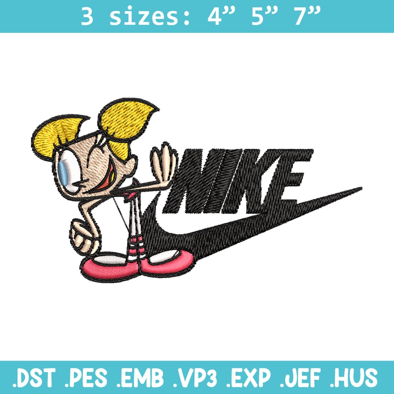 Bubbles cartoon Nike Embroidery design, Bubbles cartoon Embroidery, Nike design, Embroidery file, Instant download..jpg