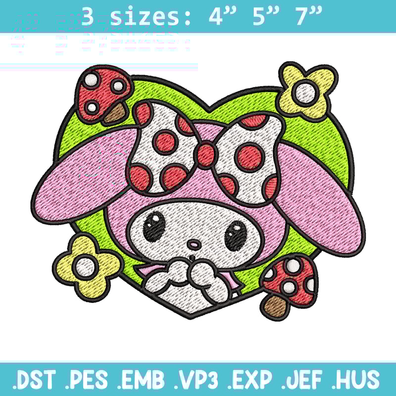 Bunny cute cartoon Embroidery design, Bunny cute Embroidery, cartoon design, Embroidery File, Instant download..jpg