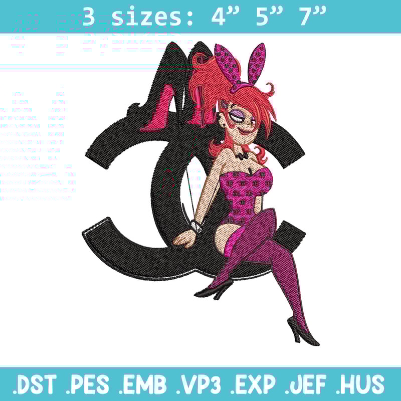 Bunny girl gucci Embroidery Design, Gucci Embroidery, Brand Embroidery, Embroidery File, Logo shirt, Digital download.jpg