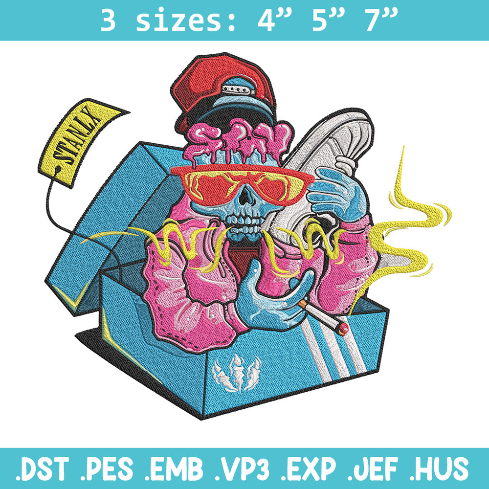 Graffiti skull Embroidery Design, Graffiti Embroidery, Embroidery File, Anime Embroidery, Anime shirt, Digital download.jpg