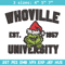 Grinch Whoville University Christmas Embroidery design, Grinch Christmas Embroidery, Grinch design, Digital download.jpg