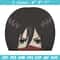 Mikasa Peeker Embroidery Design, Aot Embroidery, Embroidery File, Anime Embroidery, Anime shirt, Digital download.jpg