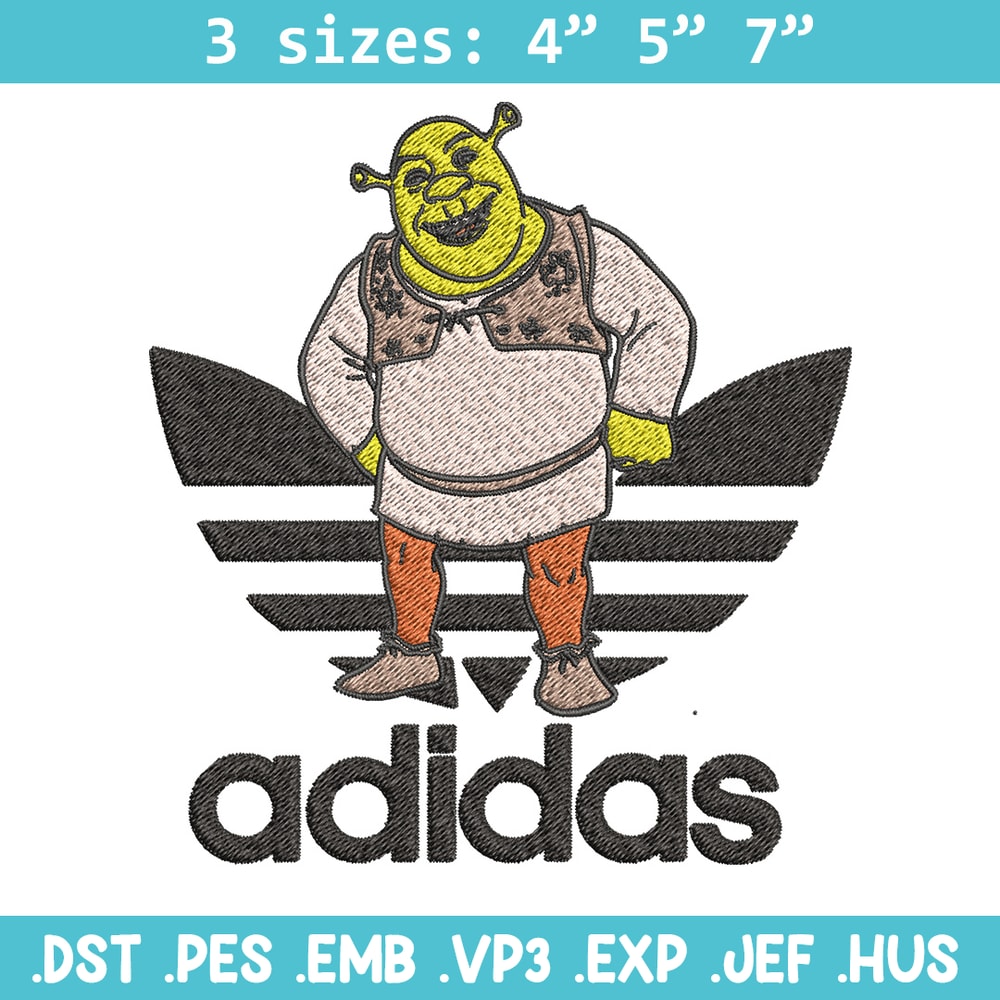 Monster adidas Embroidery Design, Adidas Embroidery, Embroidery File, Brand Embroidery, Logo shirt, Digital download.jpg