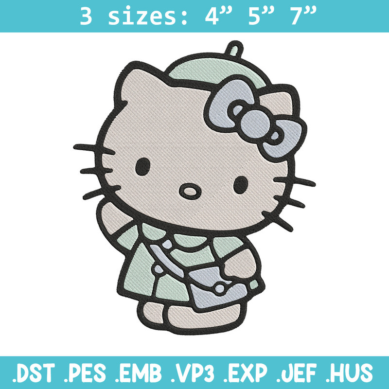 Hello Kitty girl Embroidery Design, Hello kitty Embroidery, Embroidery File, Anime Embroidery, Digital download.jpg