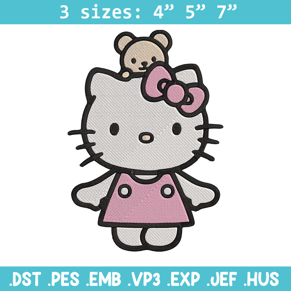 Hello kitty pink Embroidery Design, Hello kitty Embroidery, Embroidery File, Anime Embroidery, Digital download.jpg