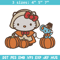 Hello kitty pumpkin Embroidery Design, Hello kitty Embroidery, Embroidery File, Anime Embroidery, Digital download.jpg