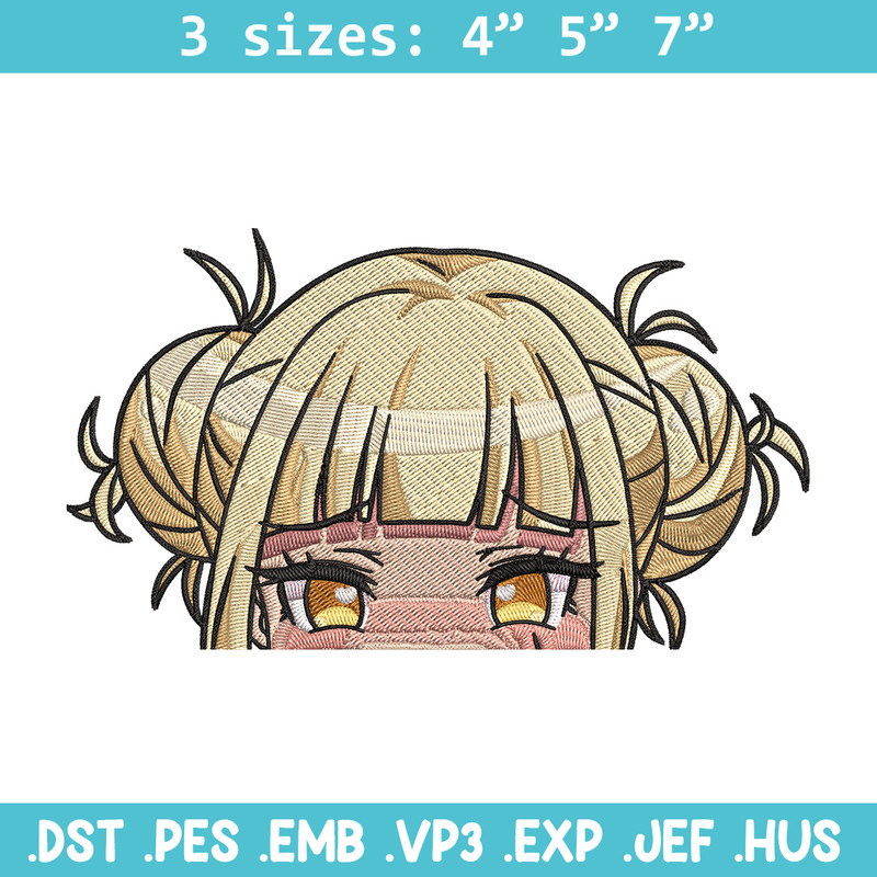 Himiko Peeker Embroidery Design, Mha Embroidery, Embroidery File, Anime Embroidery,Anime shirt, Digital download.jpg