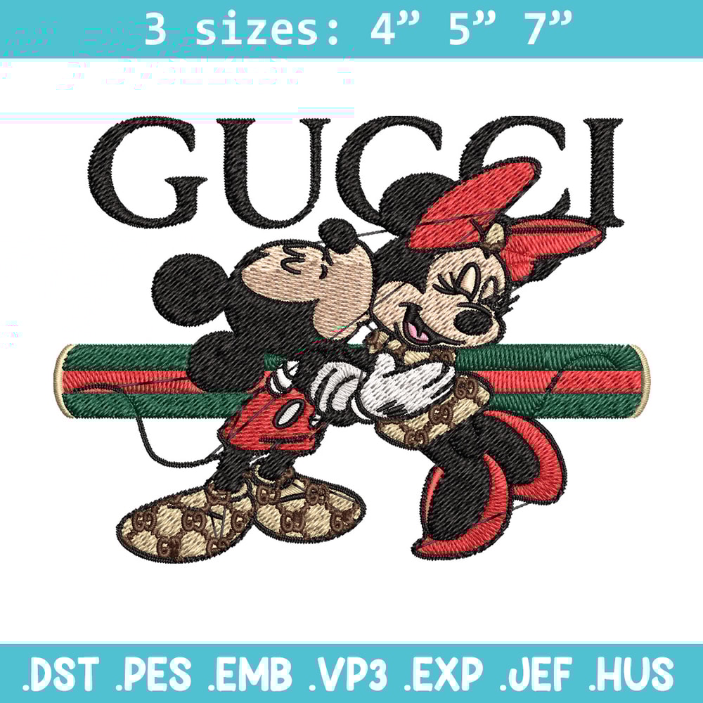 Mickey minnie Embroidery Design, Gucci Embroidery, Embroidery File, Logo shirt, Sport Embroidery, Digital download..jpg