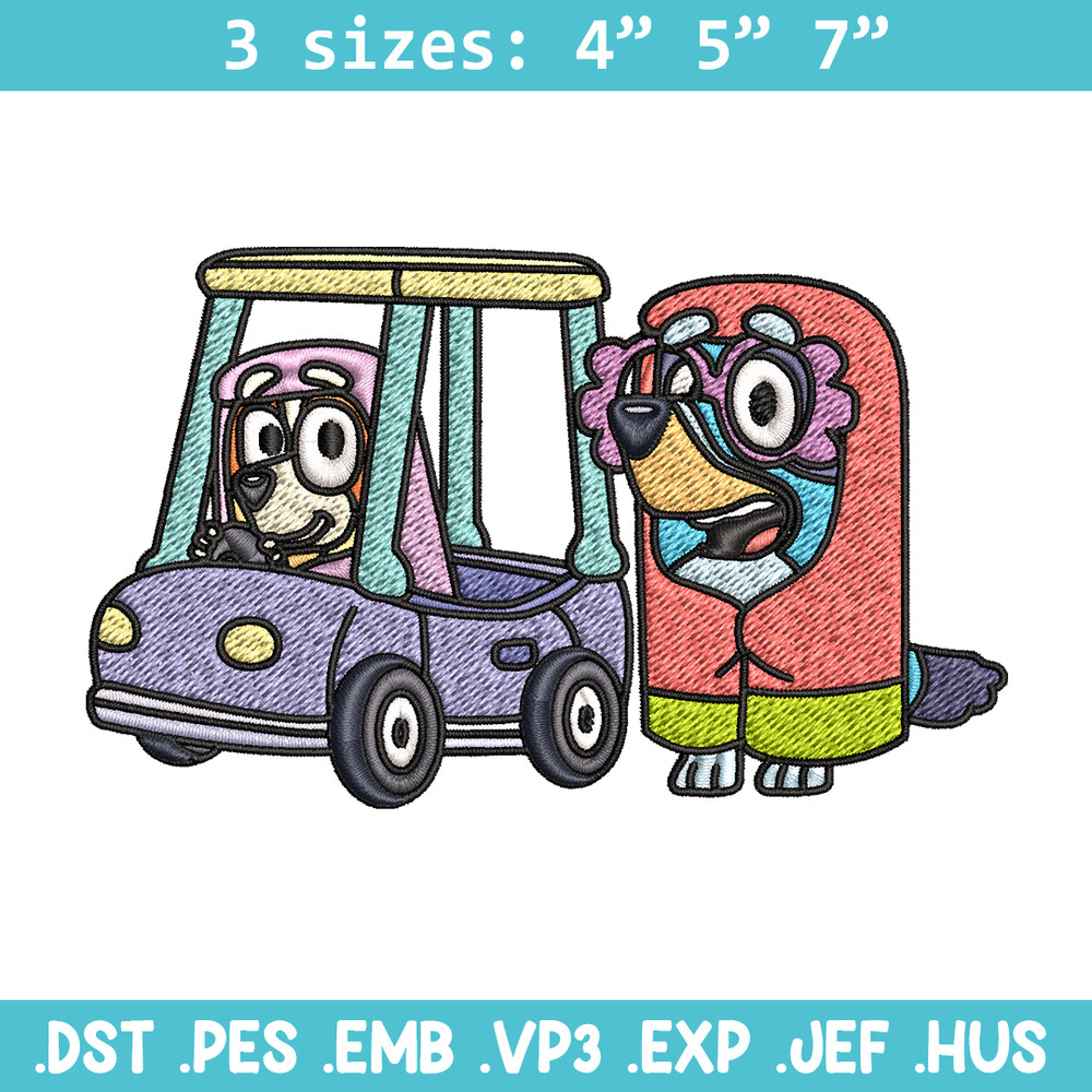 Bluey bingo Embroidery design, Bluey Embroidery, Embroidery File, cartoon design, cartoon shirt, Digital download..jpg