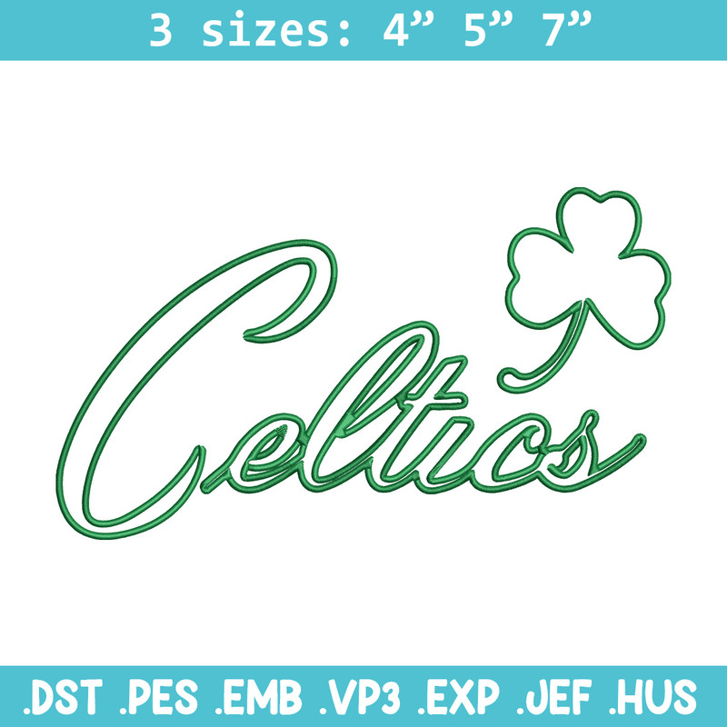 Boston Celtics logo embroidery design, NBA embroidery, Sport embroidery, Logo sport embroidery, Embroidery design.jpg