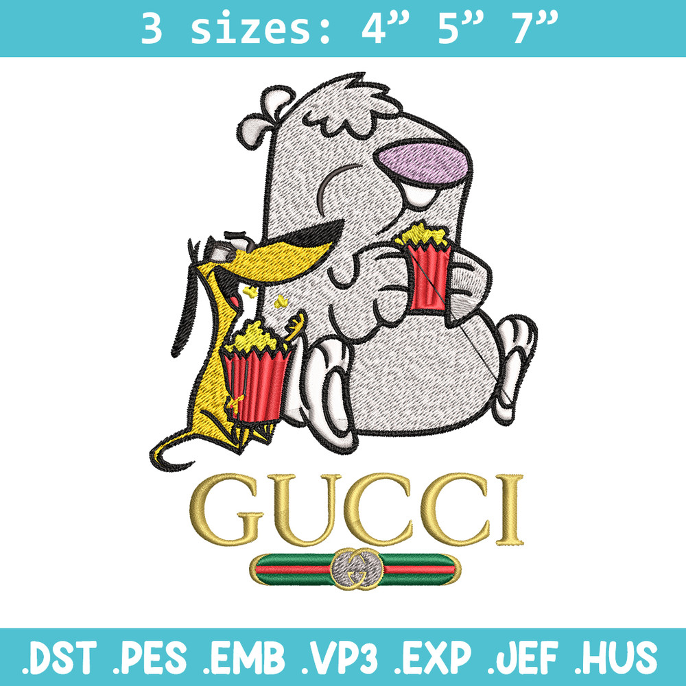 Cartoon Gucci Embroidery design, Cartoon Gucci Embroidery, cartoon design, Embroidery File, Gucci logo, Digital download.jpg