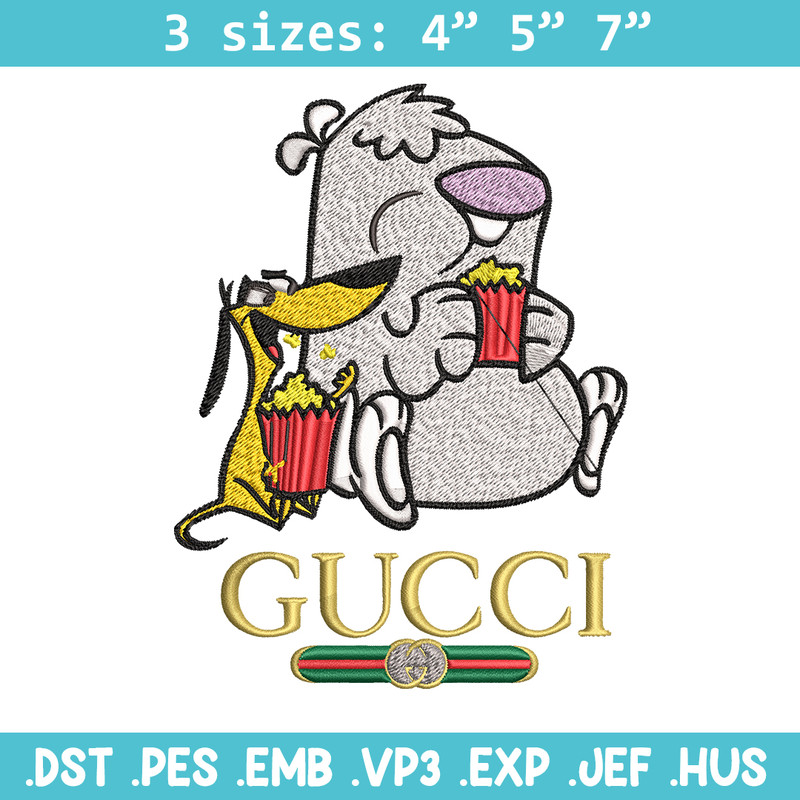 Cartoon Gucci Embroidery design, Cartoon Gucci Embroidery, cartoon design, Embroidery File, Gucci logo, Digital download.jpg