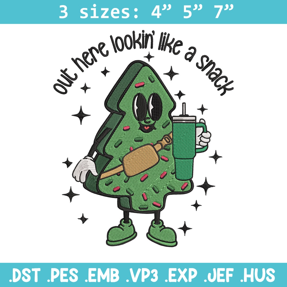 Chrismas trees Embroidery Design, Tree Embroidery, Embroidery File, Chrismas Embroidery, Anime shirt, Digital download..jpg