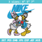 Daisy and Donald duck Nike Embroidery design, Cartoon Embroidery, Nike design, Embroidery file, Instant download.jpg