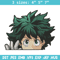 Deku Peek Embroidery Design, Mha Embroidery, Embroidery File, Anime Embroidery, Anime shirt, Digital download.jpg