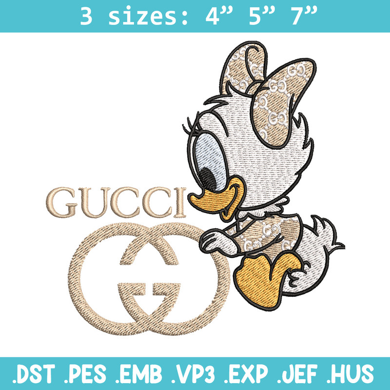 Duck baby Embroidery Design, Gucci Embroidery, Embroidery File, Logo shirt, Sport Embroidery, Digital download.jpg