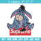Eeyore Supreme Embroidery design, Eeyore Supreme Embroidery, cartoon design, Embroidery File, Instant download..jpg