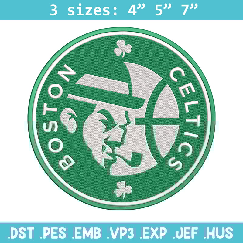 Boston Celtics logo embroidery design, NBA embroidery, Sport embroidery,Logo sport embroidery, Embroidery design.jpg