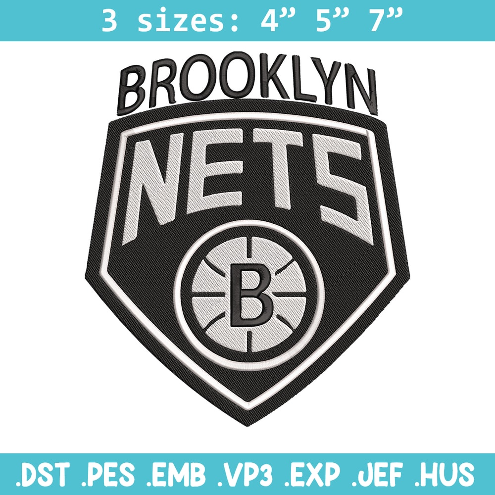 Brooklyn Nets logo embroidery design, NBA embroidery,Sport embroidery, Logo sport embroidery, Embroidery design.jpg