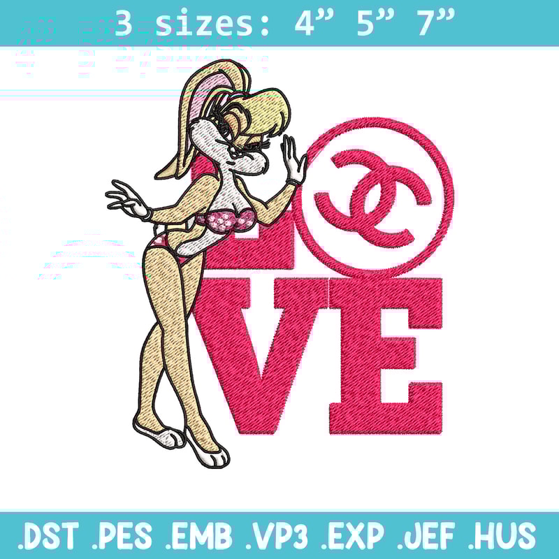 Bunny cartoon gucci Embroidery Design, Gucci Embroidery, Brand Embroidery, Embroidery File, Logo shirt, Digital download.jpg