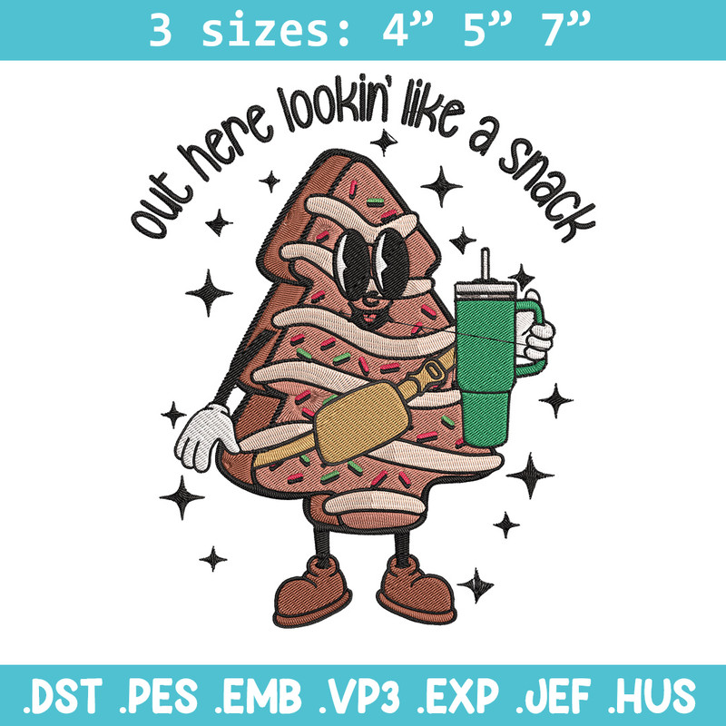 Chrismas trees Embroidery Design, Tree Embroidery, Embroidery File, Chrismas Embroidery, Anime shirt, Digital download.jpg