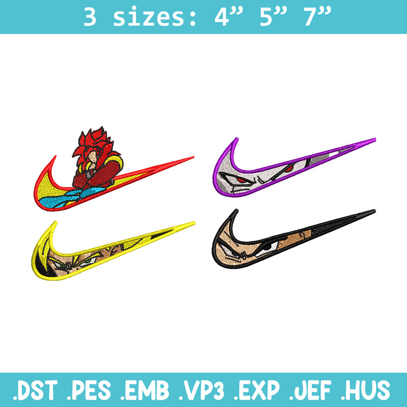 Dragon ball Nike embroidery design, dragon ball embroidery, Nike design, Embroidery file, Anime shirt, Instant download.jpg