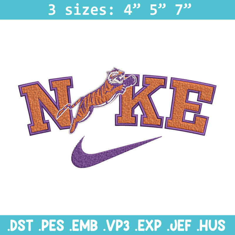 Edward Waters Tigers embroidery design, Sport embroidery, Nike design, Embroidery file,Embroidery shirt,Digital download.jpg