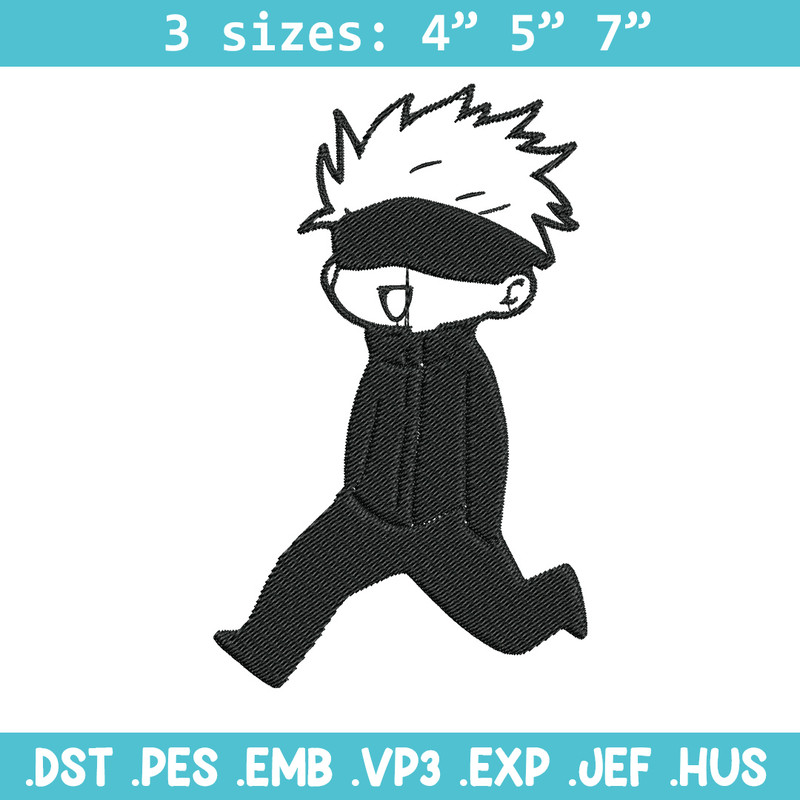 Gojo funny Embroidery Design, Jujutsu Embroidery, Embroidery File, Anime Embroidery, Anime shirt, Digital download.jpg
