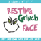 Grinch face Embroidery Design, Grinch Embroidery, Embroidery File, Chrismas Embroidery, Anime shirt, Digital download.jpg