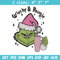Grinchy bougie Embroidery Design, Grinch Embroidery, Embroidery File,Chrismas Embroidery, Anime shirt, Digital download.jpg